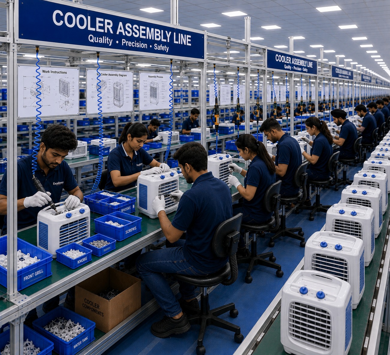 Cooler Assembling Service